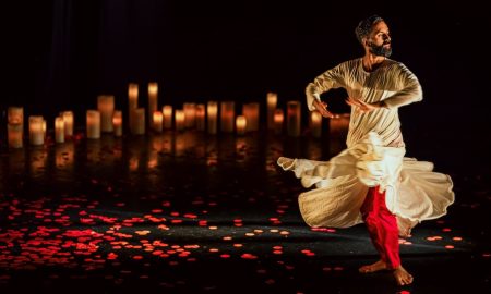 Aakash Odedra in 'Songs of the Bulbul.' Photo by Angela Grabowska.