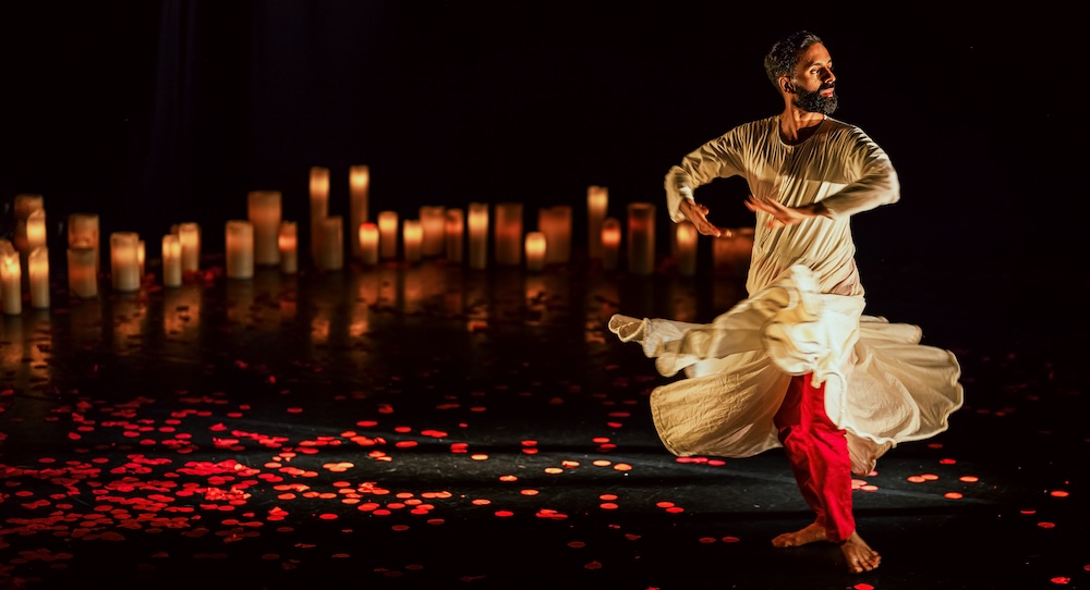 Aakash Odedra in 'Songs of the Bulbul.' Photo by Angela Grabowska.