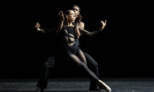 Acosta Danza's Melisa Moreda and Paul Brando in Goya Montero's 'Chacona.' Photo by Johan Persson.