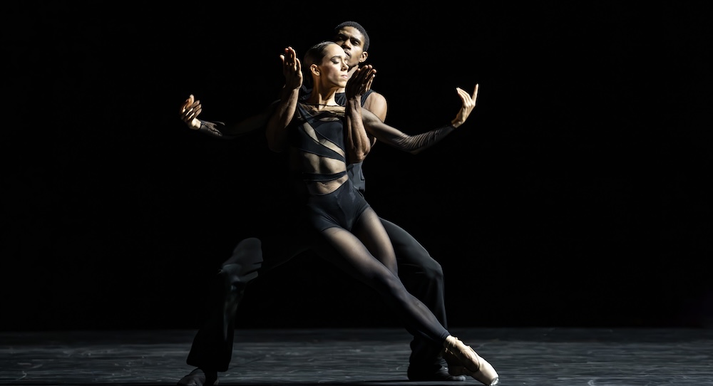 Acosta Danza's Melisa Moreda and Paul Brando in Goya Montero's 'Chacona.' Photo by Johan Persson.